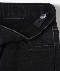 jegging fille legerement delave noir jeansC154501_3