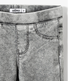 jegging fille en maille tres extensible gris jeansC155301_2