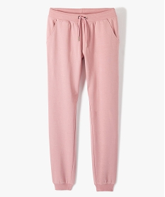 GEMO Pantalon de jogging avec intérieur molletonné fille Rose