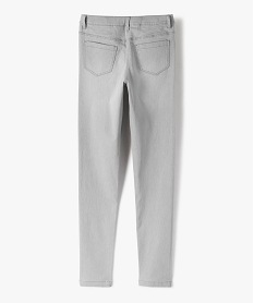 jean fille coupe skinny en matiere extensible gris jeansC178601_3