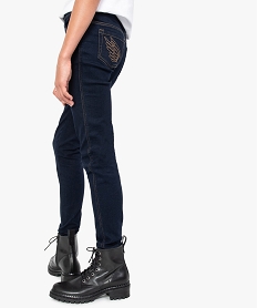 GEMO Jean fille brut coupe slim en coton stretch - Camps Bleu