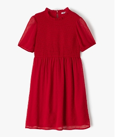 LING.BAS MULTICOLORE ROBE ROUGE
