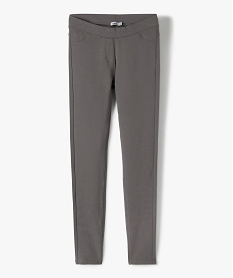 SANDALE NOIR PANTALON GRIS ANTHRACITE