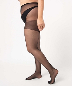 GEMO Collant femme grande taille semi-opaque 30D confort noir standard