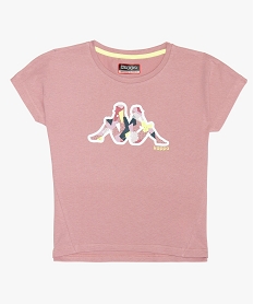 tee-shirt fille imprime coupe loose - kappa rose tee-shirtsF511601_1