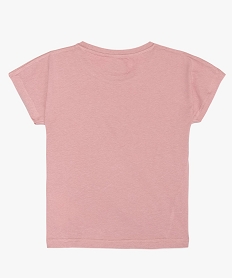 tee-shirt fille imprime coupe loose - kappa rose tee-shirtsF511601_2