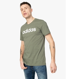 GEMO Tee-shirt homme imprimé - Adidas kaki standard