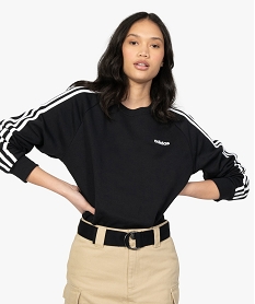 GEMO Sweat femme avec bandes sur les manches - Adidas Noir