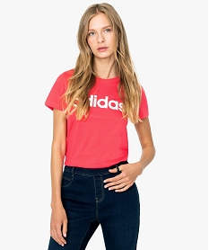 GEMO Tee-shirt femme à manches coutes - Adidas Rose