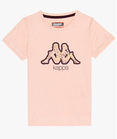 GEMO Tee-shirt fille imprimé coupe droite - Kappa Rose