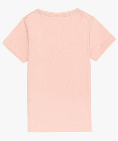 tee-shirt fille imprime coupe droite - kappa rose tee-shirtsF517501_2