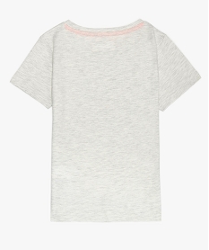 tee-shirt fille imprime coupe droite - kappa gris tee-shirtsF517601_2