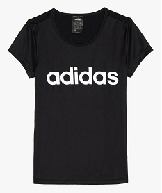 GEMO Tee-shirt fille respirant avec empiècement mesh au dos - Adidas Noir