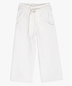 MULE BLEU TURQUOISE PANTALON BLANC