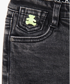 jean bebe garcon aspect delave – lulucastagnette noir jeansF542601_2