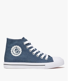 baskets femme montantes en denim – camps united bleu baskets et tennisF543601_1