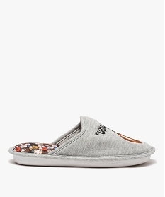 GEMO Chaussons femme mules plates en jersey - Harry Potter Multicolore