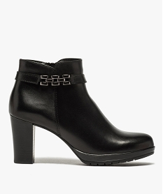 SANDALE ARGENT BOOTS NOIR