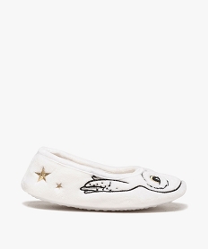GEMO Chaussons fille ballerines Hedwige la chouette – Harry Potter blanc standard