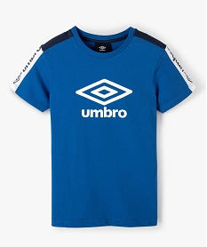 tee-shirt garcon avec inscription - umbro bleu tee-shirtsF589701_1