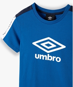 tee-shirt garcon avec inscription - umbro bleu tee-shirtsF589701_2