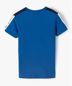 tee-shirt garcon avec inscription - umbro bleu tee-shirtsF589701_4