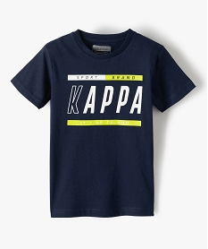 tee-shirt garcon avec inscription - kappa bleuF589901_1