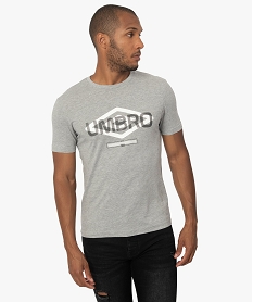 tee-shirt homme imprime a manches courtes - umbro grisF590301_2