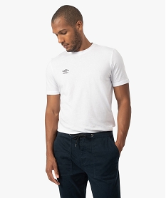 tee-shirt homme a manches courtes - umbro blancF590501_1