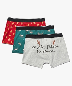 GEMO Boxers homme dans boite cadeau (lot de 3) Multicolore