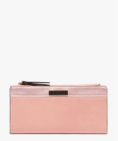 GEMO Portefeuille femme irisé multicompartiment Rose