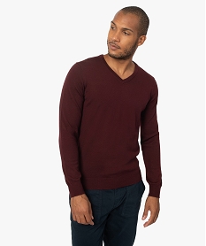 CHEMISE CARREAUX VERT PULL BORDEAUX