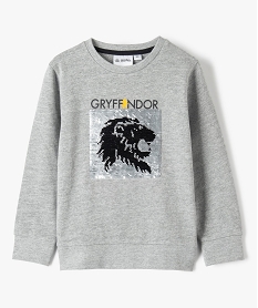 sweat garcon avec motif en sequins reversibles – harry potter grisF600501_1