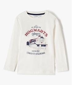 GEMO Tee-shirt garçon avec motif train – Harry Potter Beige