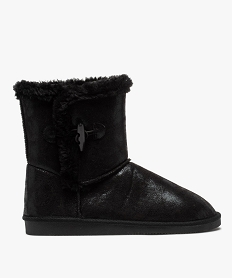 SANS GENRE BLANC BOOTS NOIR