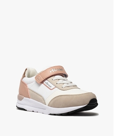 baskets fille a lacets et scratch - ellesse rosario v blancF603901_2