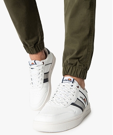 GEMO Tennis homme retro à détails contrastés - Ellesse blanc chine