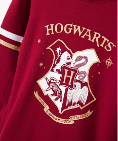 robe fille forme sweat a capuche – harry potter rougeF611001_2