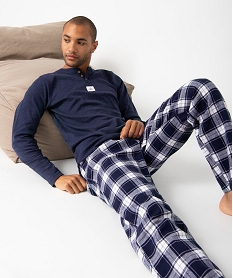 pyjama homme dans pochette assortie bleuF613301_1