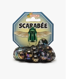 sac de billes en verre effet metal - scarabee kimplay multicoloreF618201_1