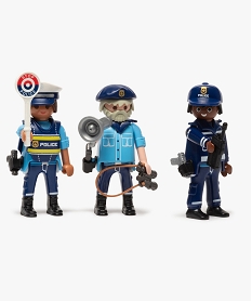 jouet enfant equipe de policiers - playmobil bleuF622601_2