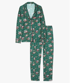 pyjama femme special noel avec motifs minnie - disney imprimeF629101_4