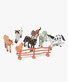 figurines chevaux (lot de 12) kim play noirF632901_2