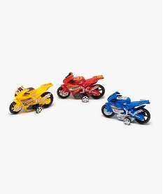 GEMO Motos de course à rétro-friction (lot de 3) – Kim Play Multicolore