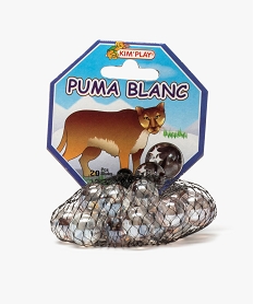 GEMO Sac de billes en verre – Puma Blanc Kim’Play Blanc