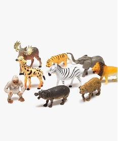 figurines animaux sauvages (lot de 12) – kim play multicoloreF636101_2