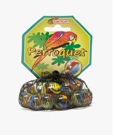 sac de billes en verre multicolores – perroquet kim’play multicoloreF636201_1