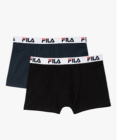 boxers homme unis avec ceinture siglee (lot de 2) - fila bleuF656401_1