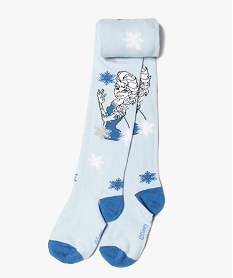 GEMO Collants fille épais imprimés La Reine des Neiges - Disney Bleu