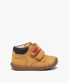 chaussures premiers pas bebe en cuir - geox jauneF674301_1